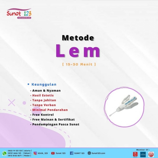 Sunat 123 - Sunat Lem, Sunat Tanpa Jahit di Cibitung