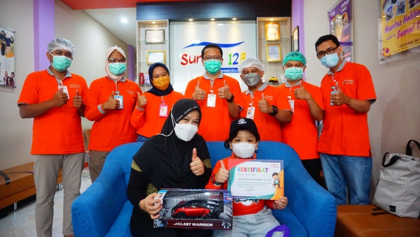 Sunat 123 - Artis Cilik Radja Nasution Sunat di Klinik Sunat 123 dengan Metode Sunat Terbaik