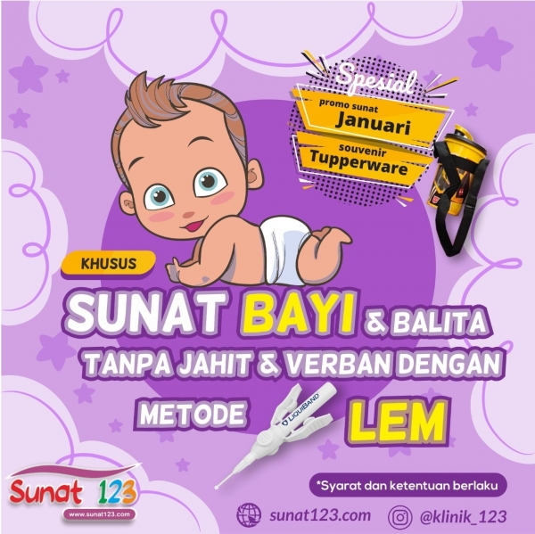 Promo Sunat- Sunat Bayi dengan Metode Lem