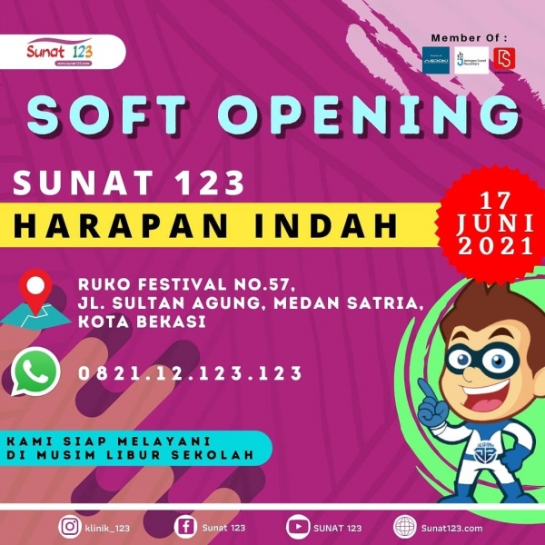 Sunat 123 - Opening Soft Klinik Sunat 123 Cabang Harapan Indah