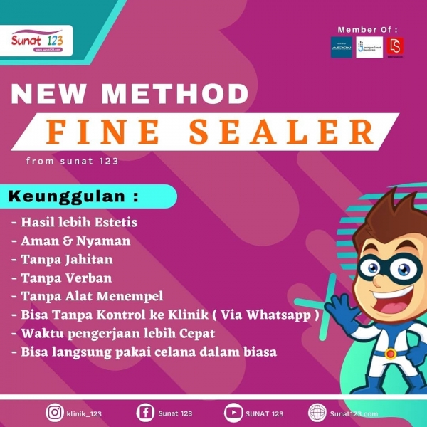 Sunat 123 - The Fine Sealer - New Technology Circumcision 